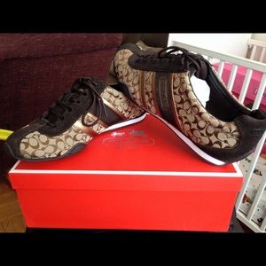 Coach sneakers in size 8.5